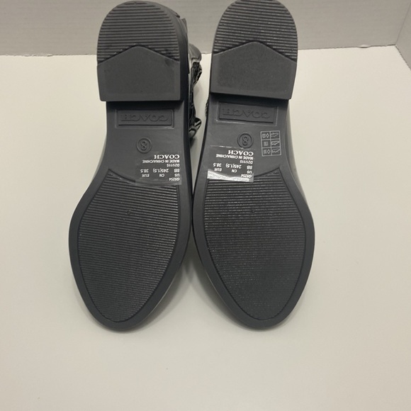 Coach Women's Rivington Logo Ankle Rain Bootie with Monogram size 8 - Picture 7 of 8